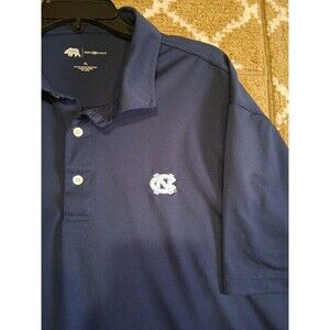 Onward Reserve NC Tar Heels Performance Polo Shirt Size Xl Navy Blue